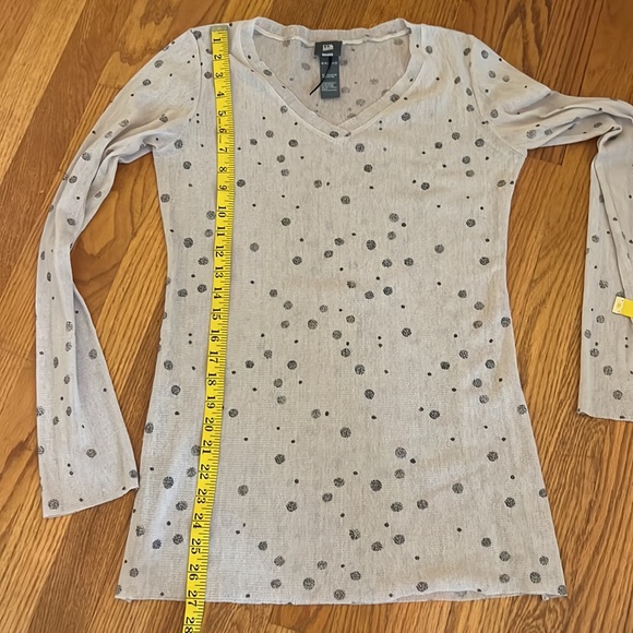 Lilith sheer mesh stretch dot shirt. Easily fits small/medium wearer size S/38 - Picture 8 of 8